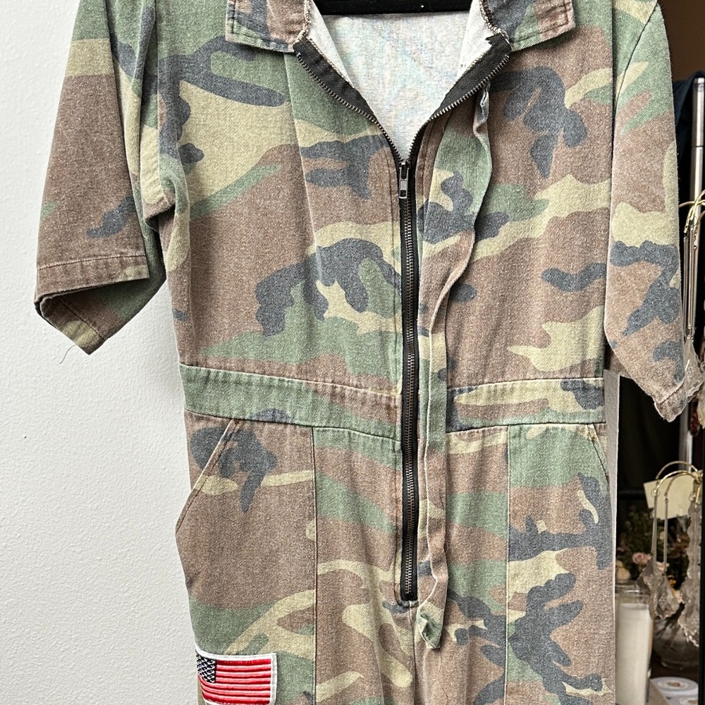 Vintage Camo Jumpsuit